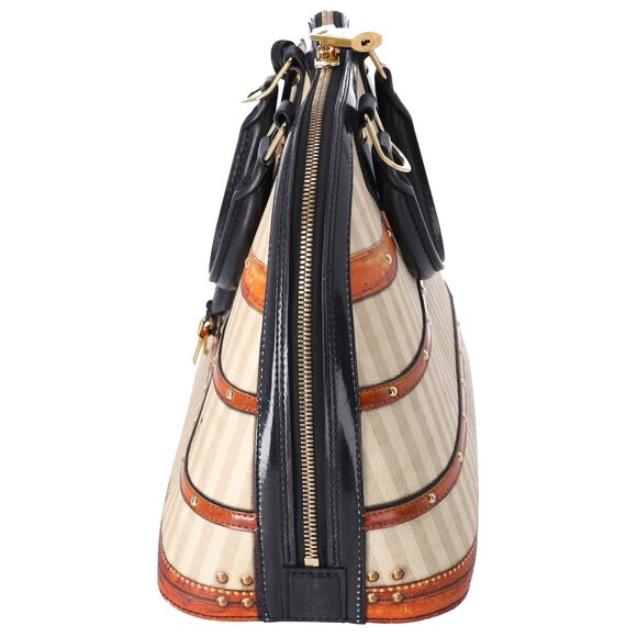 Louis Vuitton Time Trunk Alma PM Satchel Beige Multi - Picture 5 of 10